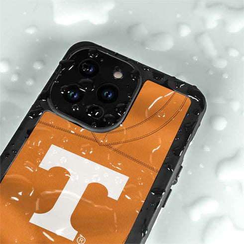 University of Tennessee Orange Jersey iPhone 15 Pro Waterproof Case